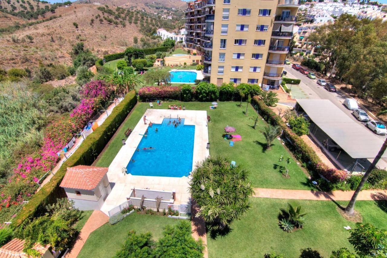 Wintowinrentals Sunny Side, Pool, Wifi & Sea View Benajarafe Exterior foto